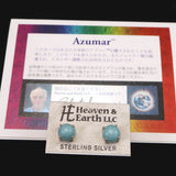 H&E社　アズマー 8mmラウンド ピアス 証明書付 (ID:68474)