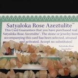 H&E社 サチャロカローズ アゼツライト（AZOZEO)  ナゲットネックレス 証明書付 45.2g  (ID:68490)