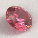 キュービックジルコニア CZ  30mm ラウンドカット ルース ピンク　 (ID:68567)