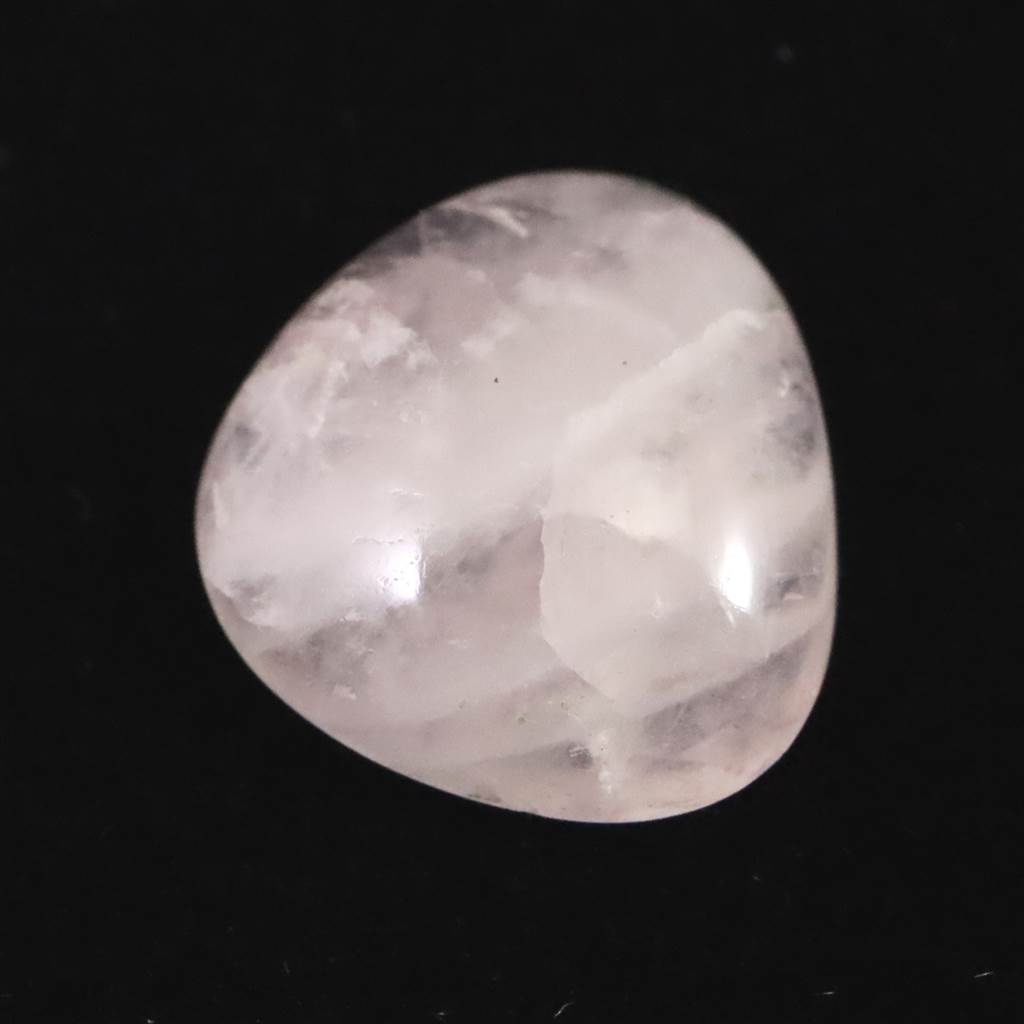 福島県産 ローズクォーツ 紅水晶 14mm ルース 1.22g (ID:68592