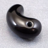 隠岐の島 黒曜石 25mm勾玉 ディレクトリカード付 4.8g (ID:68843)