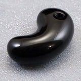 隠岐の島 黒曜石 25mm勾玉 ディレクトリカード付 4.8g (ID:68843)