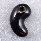 隠岐の島 黒曜石 25mm勾玉 ディレクトリカード付 4.8g (ID:68843)