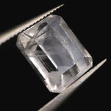 ロシア産 フェナカイト 9.8mm レクタングルカット  ルース 鑑別書付 5.1ct (ID:68944)