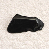 隠岐の島 黒曜石 原石 磨き ディレクトリーカード付 12.8g (ID:69152)