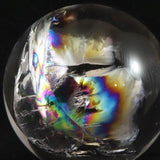 アイリスクォーツ レインボー水晶　34mmスフィア 水晶玉 56.1g (ID:69248)