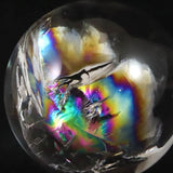 アイリスクォーツ レインボー水晶　34mmスフィア 水晶玉 56.1g (ID:69248)