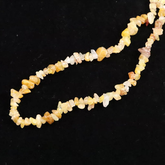 H&E社　ヒマラヤレッドゴールドアゼツライト(AZOZEO)  ナゲットネックレス 証明書付 51.3g  (ID:69315)