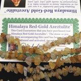 H&E社　ヒマラヤレッドゴールドアゼツライト(AZOZEO)  ナゲットネックレス 証明書付 51.3g  (ID:69315)