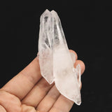 米国アーカンソー州産水晶 原石 クラスター ツイン セルフヒールド レコードキーパー   68.7ｇ (ID:69347)