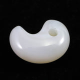 北海道 花石メノウ 瑪瑙 20mm勾玉 ディレクトリカード付 3.29g (ID:69582)