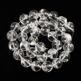 ヒマラヤ水晶 アイリスクォーツ 12ミリ玉 一連 現品 84.6g (ID:69682)