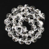 ヒマラヤ水晶 アイリスクォーツ 12ミリ玉 一連 現品 84.6g (ID:69682)