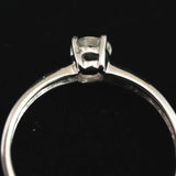 ブラジル産 フェナカイト 4.7mmラウンドカット リング 鑑別書付 11号 (ID:69794)