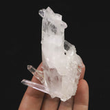 米国アーカンソー州産水晶 原石 クラスター ユニコーン 貫入水晶 バーナクル イシス レコードキーパー 84.8ｇ (ID:70027)