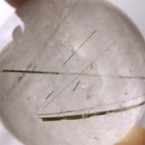 ザギマウンテンクォーツ エジリン入り 39mmスフィア 80.5g (ID:70052)