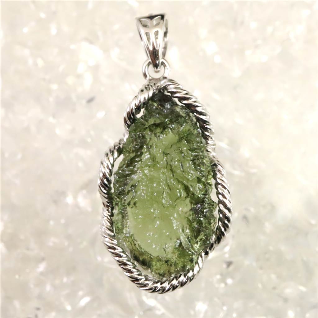 モルダバイト原石ペンダントトップ | 榎本通商