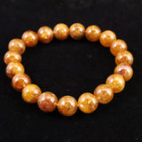 H&E社　ヒマラヤレッド アゼツライト 10mm玉ブレスレット 証明書付 26.7g (ID:70135)