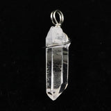 米国アーカンソー州産 水晶 28mm原石ペンダントトップ 3.5g (ID:70395)