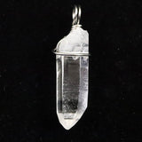 米国アーカンソー州産 水晶 28mm原石ペンダントトップ 3.5g (ID:70395)