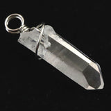 米国アーカンソー州産 水晶 28mm原石ペンダントトップ 3.5g (ID:70395)