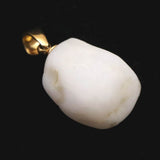 兵庫県淡路島産　おのころ水晶　15mm原石 ペンダントトップ 2.7g (ID:70707)