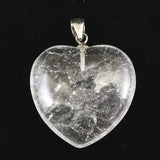H&E社 サチャロカ アゼツライト(AZOZEO) 25mmハート ペンダントトップ 証明書付 6.3g (ID:70716)