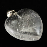 H&E社 サチャロカ アゼツライト(AZOZEO) 25mmハート ペンダントトップ 証明書付 6.3g (ID:70716)