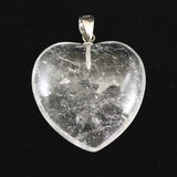 H&E社 サチャロカ アゼツライト(AZOZEO) 25mmハート ペンダントトップ 証明書付 6.3g (ID:70716)