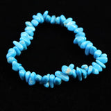 スリーピングビューティ鉱山産ターコイズ  タンブル ブレスレット 6.30g (ID:70762)