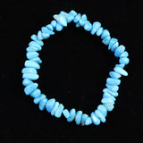 スリーピングビューティ鉱山産ターコイズ  タンブル ブレスレット 6.30g (ID:70762)