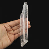 ディアマンティーナ産レーザークリスタル 158mm ポイント原石 ツイン カテドラル イシス 137g　 (ID:70851)