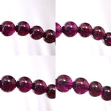 ロードライト ガーネット 4A 7mm玉ブレスレット 17.70ｇ (ID:71047)