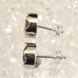 ロシア産　パラサイト隕石　8mmラウンド　ピアス 3.04g (ID:71144)