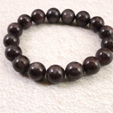 H&E社 ヴァイタライト アロハストーン (AZOZEO) 12mm玉ブレスレット 証明書付 38.8g (ID:71196)