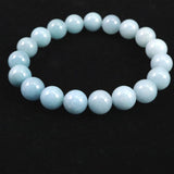 スコルザライト　トロレアイト　トロール石　10mm玉ブレスレット 27.9g (ID:71277)