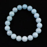 スコルザライト　トロレアイト　トロール石　10mm玉ブレスレット 27.9g (ID:71277)