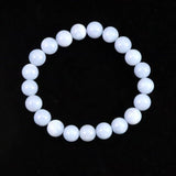 オーストラリア産 ブルーオパール 9mm玉ブレスレット 18.4g (ID:71289)