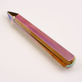 H&E社 サチャロカ アゼツライト ゴールデンオーラ 60mmワンド 証明書付 11.2g (ID:71336)