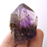 ブランドバーグ産 アメジスト エレスチャル原石  水入り レコードキーパー ファントム レピドクロサイト入り 37.3g (ID:71345)