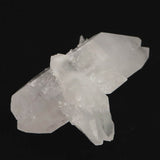 米国アーカンソー州産水晶 原石 72mm クラスター D.T. タントリック ツイン ユニコーン セルフヒールド バーナクル 77.7g (ID:71422)