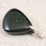 ブラックマトリックスオパール 32mmタンブル ペンダントトップ 8.6g (ID:71599)