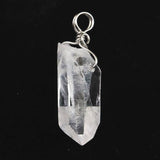 ブラジル トマスゴンサガ産水晶 32mm原石ペンダントトップ 5.8g (ID:71618)