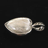 ギベオン シルバー 15mmハート型　ペンダントトップ 4.4g (ID:71643)