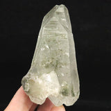 ガネーシュヒマール産 ヒマラヤ水晶  D.T. ツイン クローライト入り セルフヒールド 貫入 証明書付  215.1g (ID:71695)