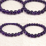 ウルグアイ産 アメジスト 8m玉ブレスレット 17.0g (ID:71798)