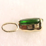 クロムダイオプサイド　6mmペアシェイプカット ペンダントトップ  K18YG 0.53ct (ID:71874)