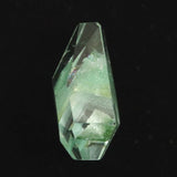 エメラルドグリーンファントムクォーツ　23x11mm　原石ラフカット ルース 4.18g (ID:71974)