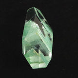 エメラルドグリーンファントムクォーツ　23x11mm　原石ラフカット ルース 4.18g (ID:71974)