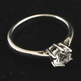 ブラジル産 フェナカイト 5mmラウンドカット リング 鑑別書付 13号 (ID:72089)